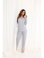 Regina 714 long/r 2XL-3XL Z25/26 dámske pyžamo