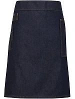 Premier PR 135 Denimová zástera po pás, krátka „Division“ 39.0135 indigo denim Premier PR 135 Denimová zástera po pás, krátka „Division“ 39.0135 indigo denim