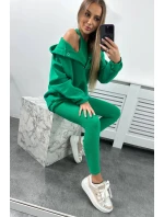 Sada mikiny, topu a legín 3 v 1 zelená Sada mikiny, topu a legín 3 v 1 zelená