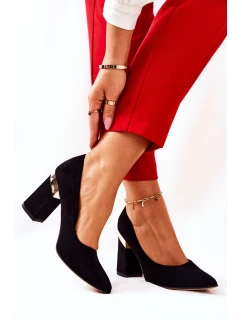 Semišové lodičky Lewski model 21571469 Černé - Boto