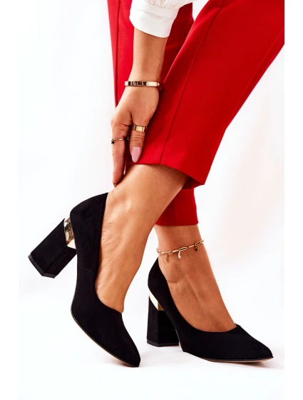 Semišové lodičky Lewski model 21571469 Černé - Boto