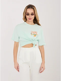 T shirt model 22044736 mietowy - FPrice