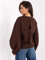 IT BL mikina H2349.65 tmavohnedá