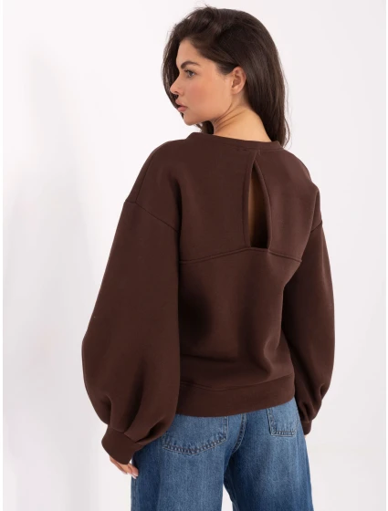 IT BL mikina H2349.65 tmavohnedá