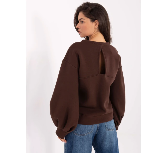 IT BL mikina H2349.65 tmavohnedá