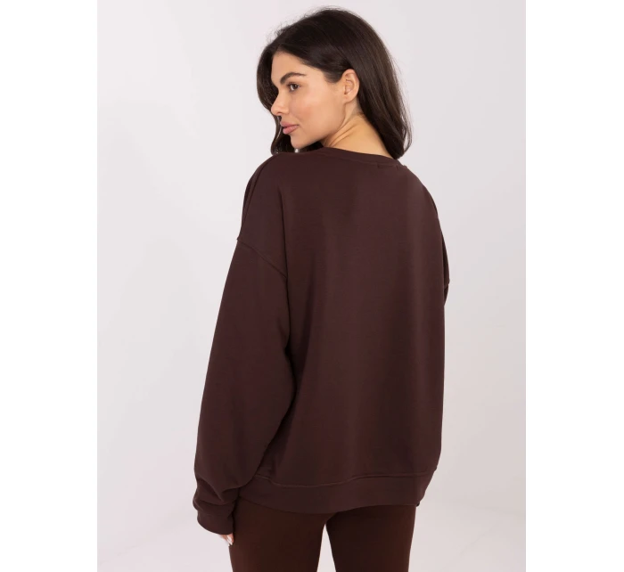 Mikina MJ BL H2477.16 tmavohnedá