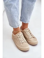 Zateplené dámske tenisky Big Star Beige Zateplené dámske tenisky Big Star Beige