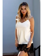 Dámska košieľka Chanelle ecru - DKAREN