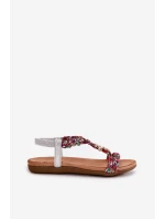 Dámské Ploché Sandály S Pásky A Přezkami  Multikolor model 21693421 - Artiker