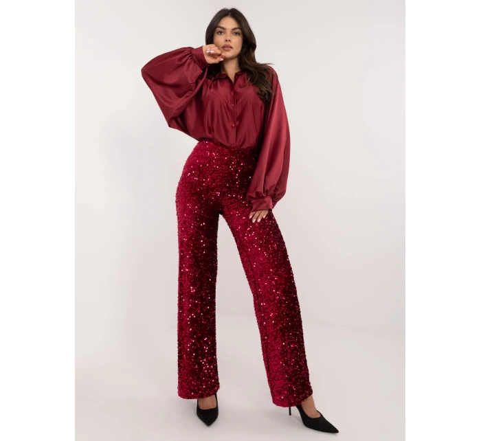 MI nohavice SP 4323C.28 bordová MI nohavice SP 4323C.28 bordová