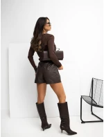 Bluzka RV BZ model 21777619 ciemny brązowy - FPrice Bluzka RV BZ model 21777619 ciemny brązowy - FPrice