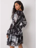 Šaty TW SK BI 1029.76 sivé čierne Šaty TW SK BI 1029.76 sivé čierne