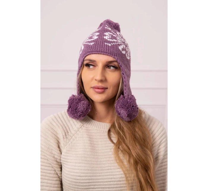 Dámske uši Balbina K381 fialové