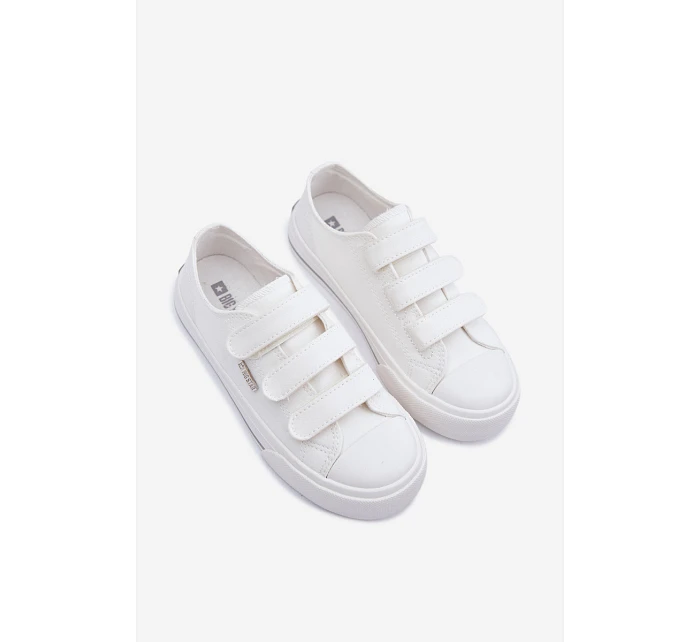 Dětské tenisky na suchý zip Big Star TT374169 Bílé Dětské tenisky na suchý zip Big Star TT374169 Bílé