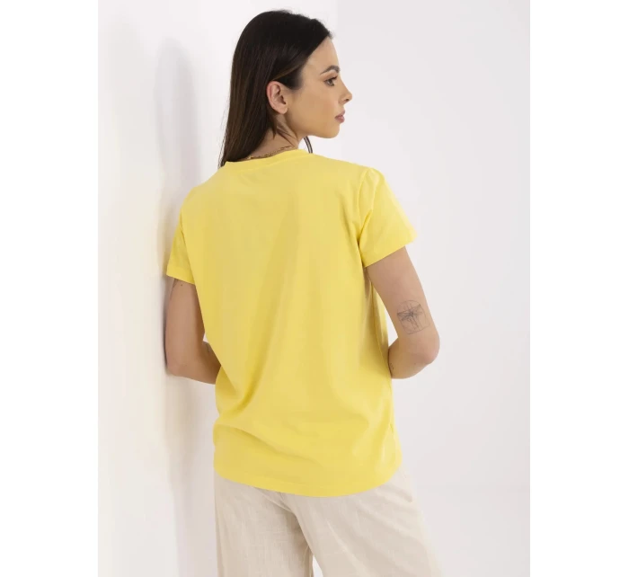 T shirt CLM TS model 21091850 żółty - FPrice