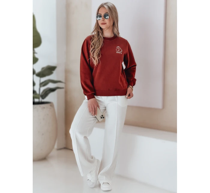 Dámská oversize mikina s výšivkou  model 21988015 - Dstreet