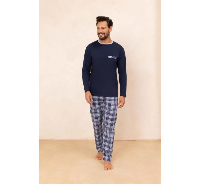 Regina 488 long/r M-XL Z25/26 pánske pyžamo