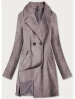 Hnědý dámský kabát model 16147851 - ROSSE LINE