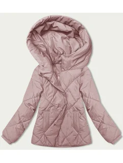 Ružová dámska prechodná bunda (5M3175-46)