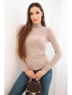 Dámský svetr z viskózy s rolákem a dlouhým rukávem fango
