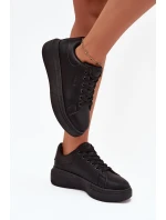 Dámské Tenisky Na Platformě Big Star model 21705695 Černé - Big Star Shoes Dámské Tenisky Na Platformě Big Star model 21705695 Černé - Big Star Shoes