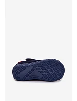 Dětské pantofle Milami na suchý zip tmavě modré Jasimrra