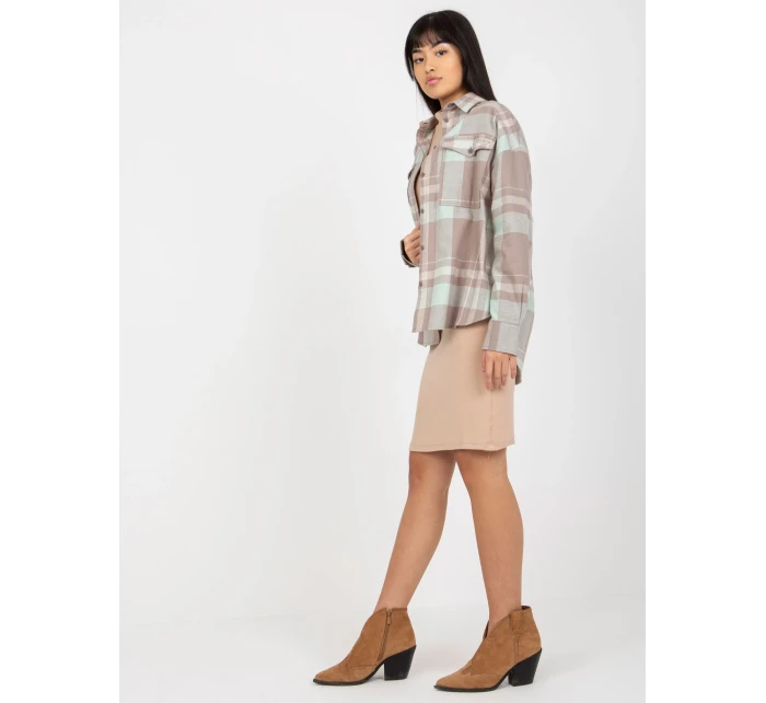 Košeľa D71720W11085A tmavá lila