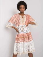 Šaty DHJ SK model 15638158 tmavě oranžová - FPrice