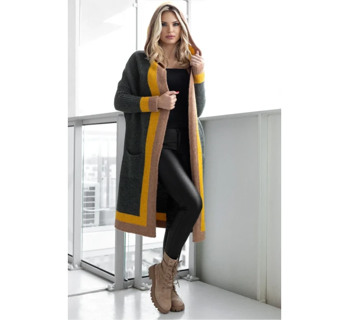 Sveter na zapínanie model 171315 PeeKaBoo