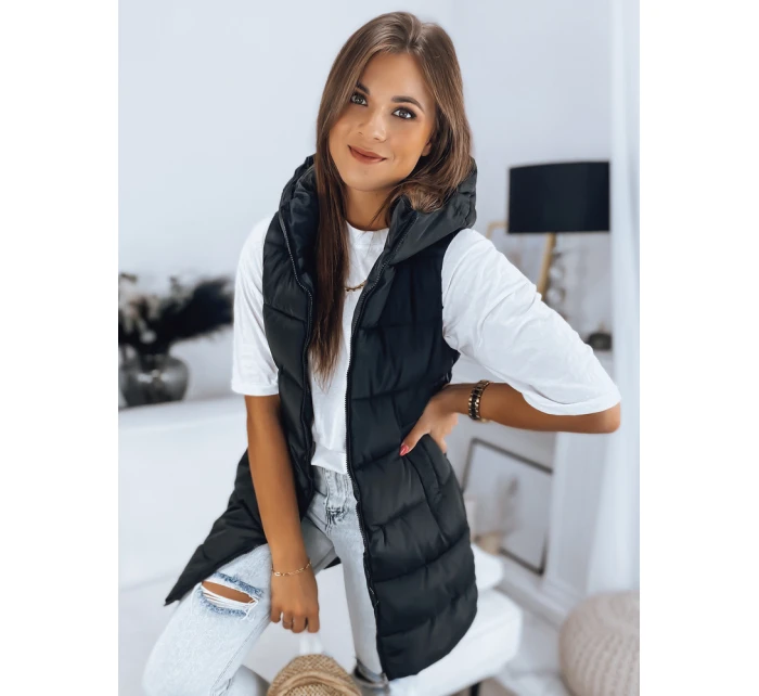 Dámská prošívaná vesta černá Dstreet model 21966262 - FashionStreet Dámská prošívaná vesta černá Dstreet model 21966262 - FashionStreet