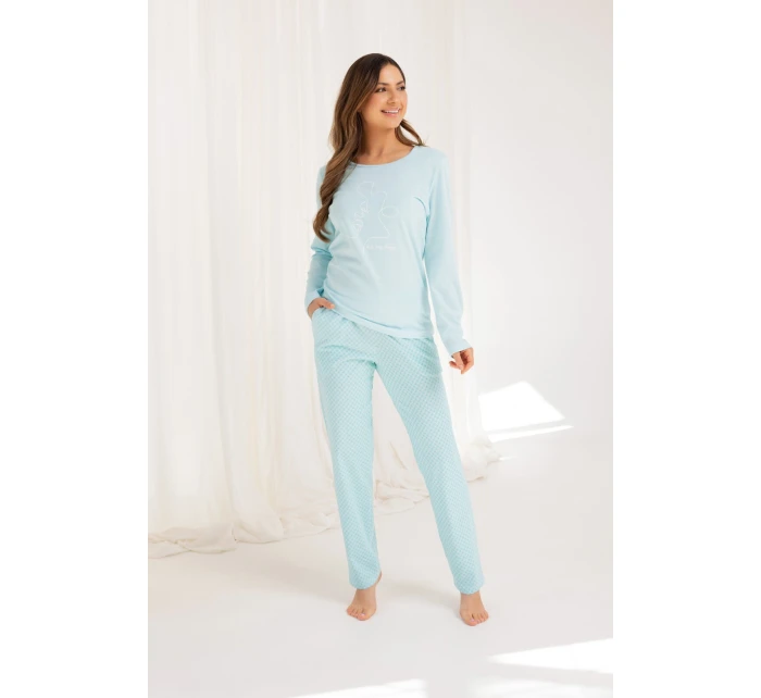 Dámské pyžamo Regina 704 long/r M-XL