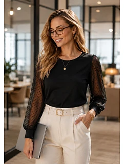 Blúzka Eldar Gizela s 3/4 rukávmi, veľkosti M–XL