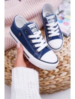Trampki Dziecięce Big Star FF374202 Granatowe Trampki Dziecięce Big Star FF374202 Granatowe