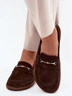 Kožené mokasíny Barefoot Z Zazoo 322 Chocolate