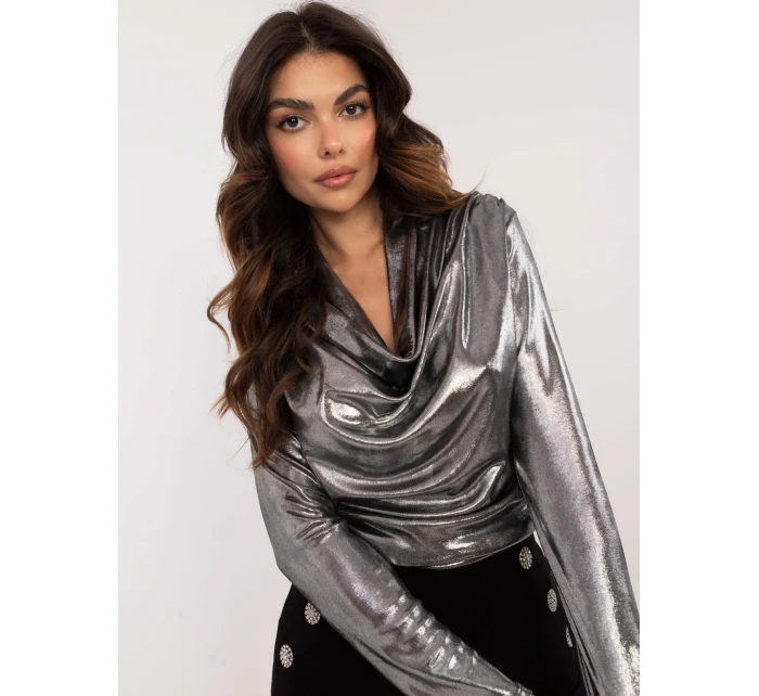 Bluzka DHJ BZ model 20606074 srebrny - FPrice