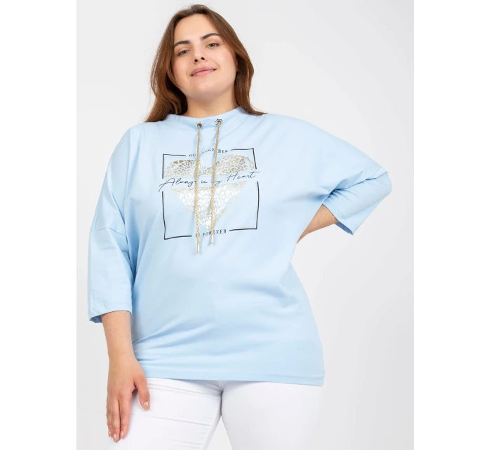 Halenka RV BZ model 17428173 světle modrá - FPrice Halenka RV BZ model 17428173 světle modrá - FPrice