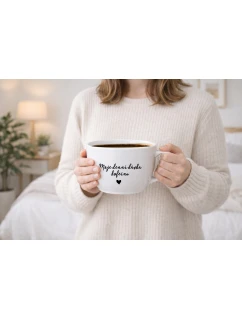 MOJE DENNÍ DÁVKA KOFEINU - MEGA XXL keramický hrnek 1000 ml