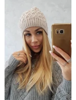 Fleecová čepice Roma model 22103995 light beige - K-Fashion