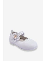 Dětské kožené baleríny s květem model 21620873 - Boto Dětské kožené baleríny s květem model 21620873 - Boto