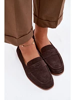 Mokasiny z Přírodního Semiše Vinceza 18122 Čokoládové Mokasiny z Přírodního Semiše Vinceza 18122 Čokoládové