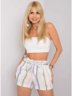 Šortky RO SN 2514.34P biela a modrá