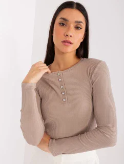 Bluzka RV BZ model 19077456 ciemny bezowy - FPrice
