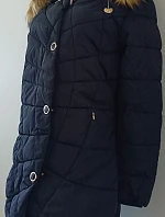 Dámska zimná bunda W703 čierna - MHM