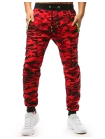 Pánské červené tepláky Dstreet model 21964104 - FashionStreet