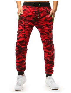 Pánské červené tepláky Dstreet model 21964104 - FashionStreet