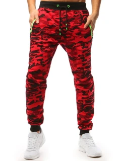 Pánské červené tepláky Dstreet model 21964104 - FashionStreet