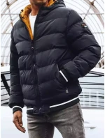 Pánská oboustranná zimní bunda tmavě modrá Dstreet model 21965462 - FashionStreet