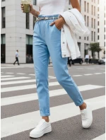 Dámske látkové nohavice ERLON modré FashionStreet UY2028 Dámske látkové nohavice ERLON modré FashionStreet UY2028