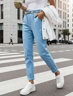 Dámske látkové nohavice ERLON modré FashionStreet UY2028