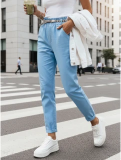 Dámske látkové nohavice ERLON modré FashionStreet UY2028